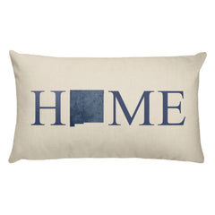 New Mexico Map Pillow – Modern Map Art