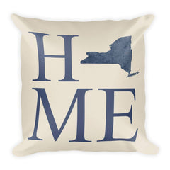 New York Map Pillow – Modern Map Art