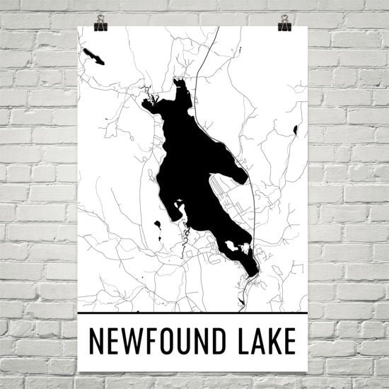 Newfound Lake NH Art and Maps