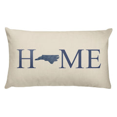 North Carolina Map Pillow – Modern Map Art