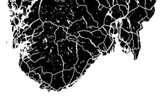 Norway Wall Map Print - Modern Map Art