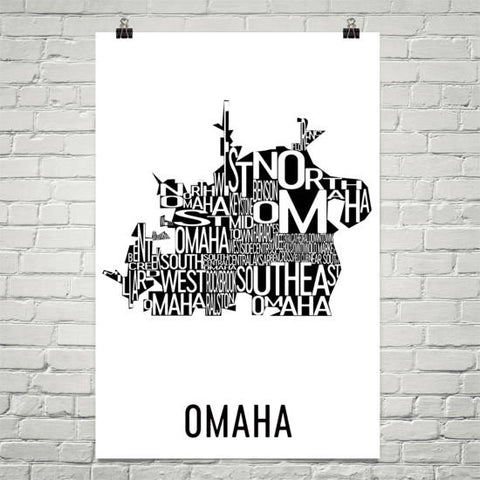 Nebraska Gifts, Souvenirs, and NE Décor – Modern Map Art