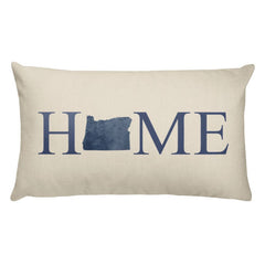 Oregon Map Pillow – Modern Map Art
