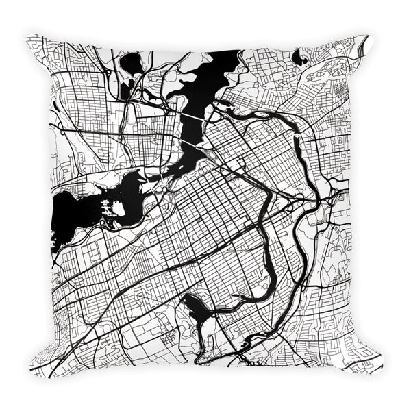 Ottawa Map Pillow – Modern Map Art