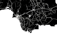 Pakistan Wall Map Print - Modern Map Art