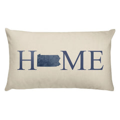 Pennsylvania Map Pillow – Modern Map Art