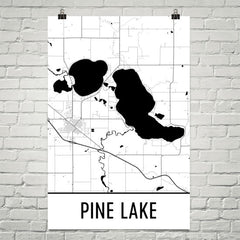 Pine Lake MN Art and Maps