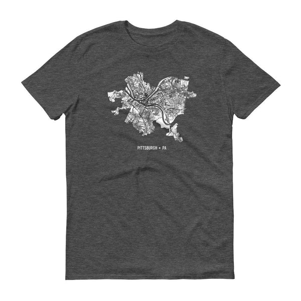 Pittsburgh Map T-Shirts