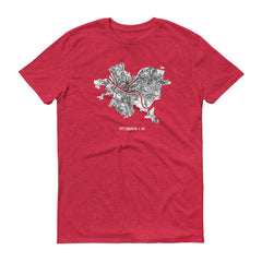 Pittsburgh Map T-Shirts