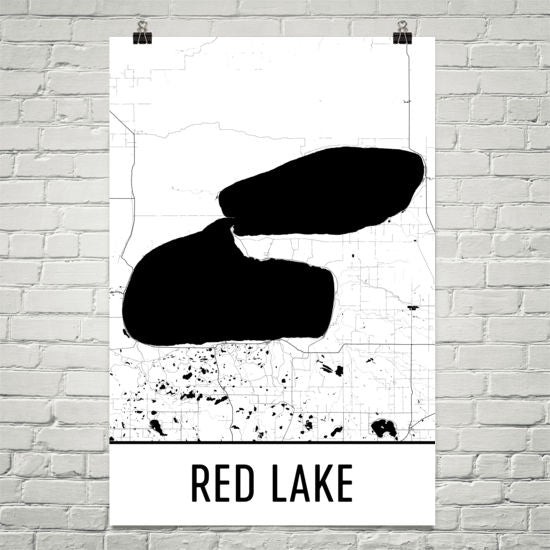 Red Lake MN Art and Maps