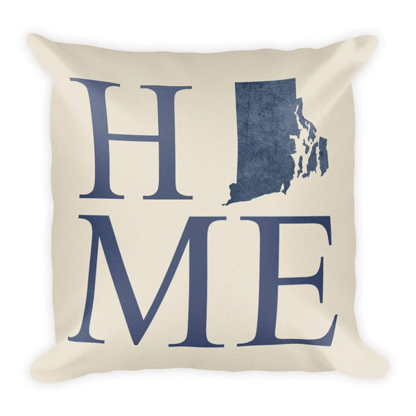 Rhode Island Map Pillow – Modern Map Art