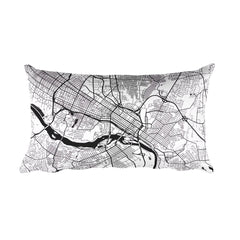 Richmond Map Pillow – Modern Map Art