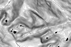 Rocky Mountain National Park Topographic Map Art
