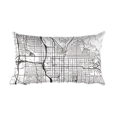 Salt Lake City Map Pillow – Modern Map Art