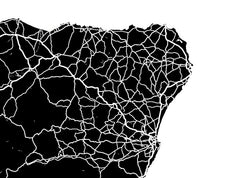 Scotland Wall Map Print - Modern Map Art