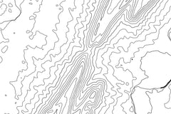 Shenandoah National Park Topographic Map Art
