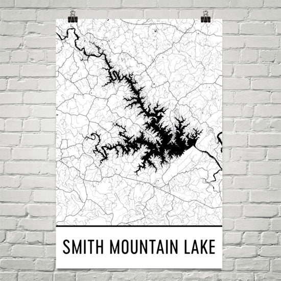 Smith Mountain Lake VA Art and Maps