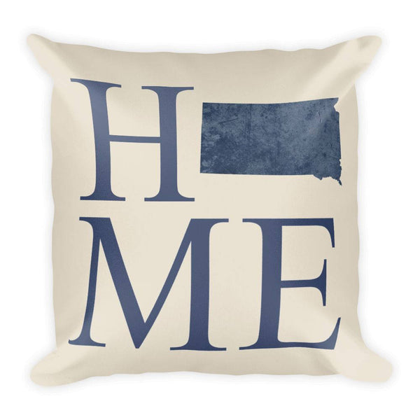 South Dakota Map Pillow – Modern Map Art