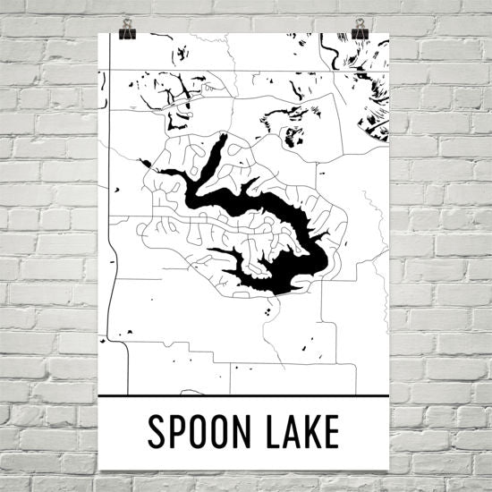 Spoon Lake IL Art and Maps