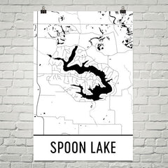 Spoon Lake IL Art and Maps
