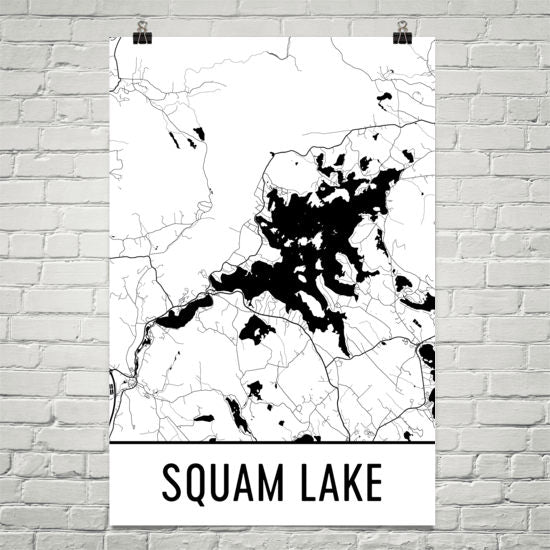 Squam Lake NH Art and Maps