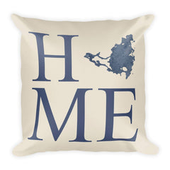 St. Martin Map Pillow – Modern Map Art