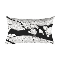 Stockholm Map Pillow – Modern Map Art