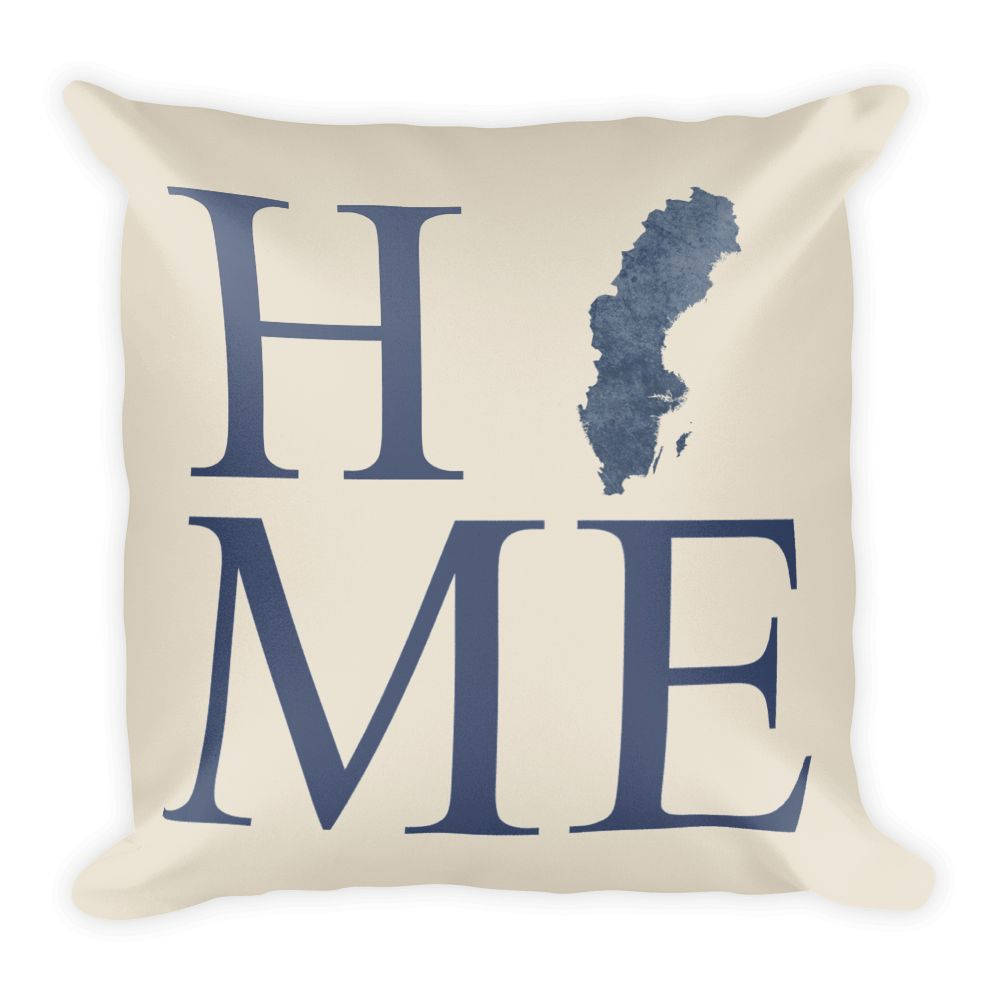 Sweden Map Pillow – Modern Map Art