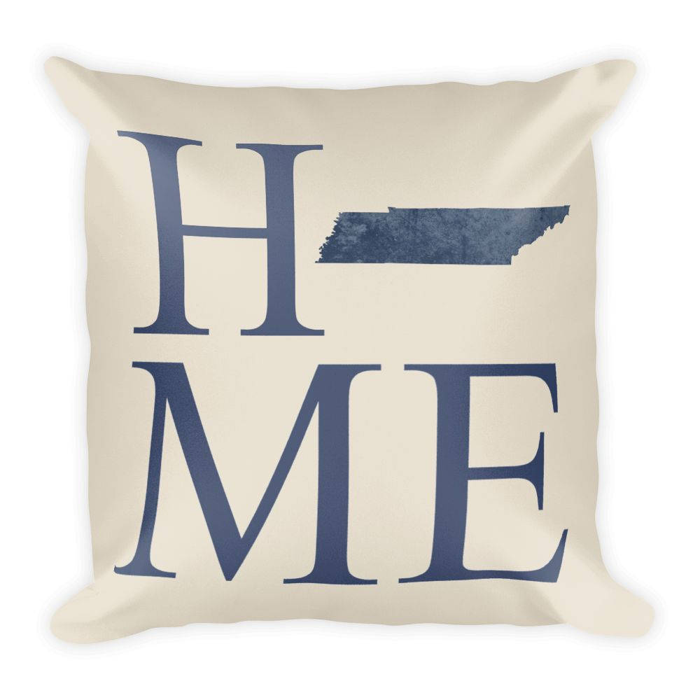 Tennessee Map Pillow – Modern Map Art