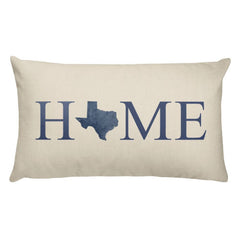 Texas Map Pillow – Modern Map Art