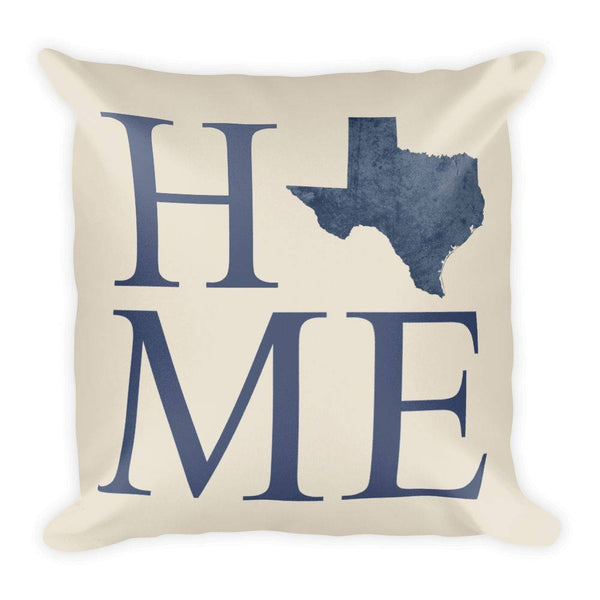 Texas Map Pillow – Modern Map Art