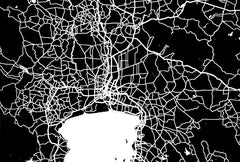 Thailand Wall Map Print - Modern Map Art