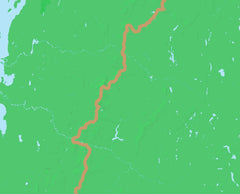 The Long Trail Map Art Prints