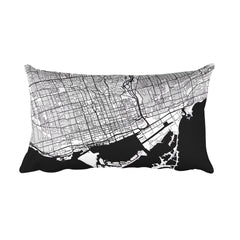 Toronto Map Pillow – Modern Map Art