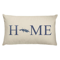 US Virgin Islands Map Pillow – Modern Map Art