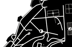 Vatican Wall Map Print - Modern Map Art