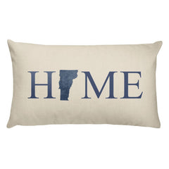 Vermont Map Pillow – Modern Map Art