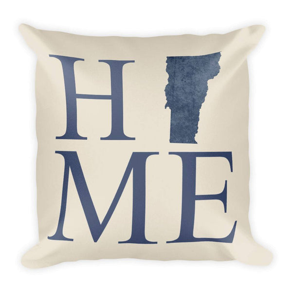 Vermont Map Pillow – Modern Map Art