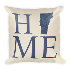 Vermont Map Pillow – Modern Map Art