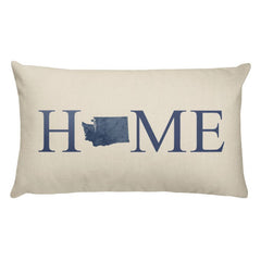 Washington Map Pillow – Modern Map Art