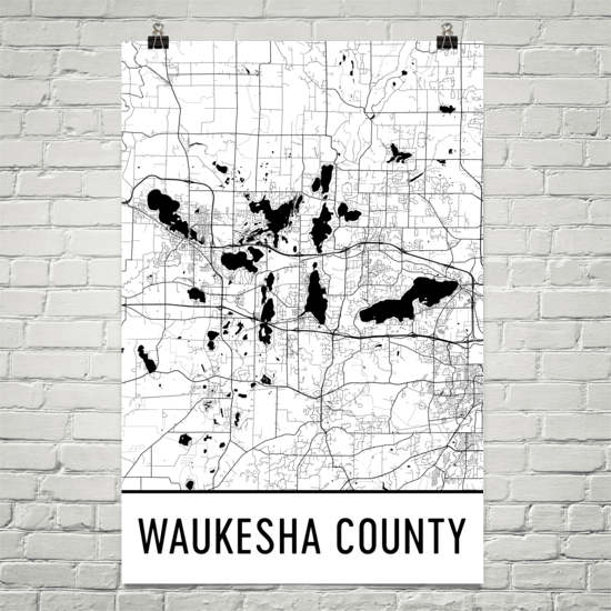Waukesha County WI Art and Maps