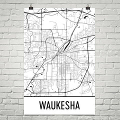 Waukesha WI Art and Maps