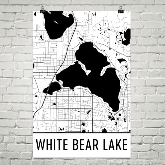 White Bear Lake MN Art and Maps