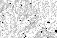 Yosemite Topographic Map Art