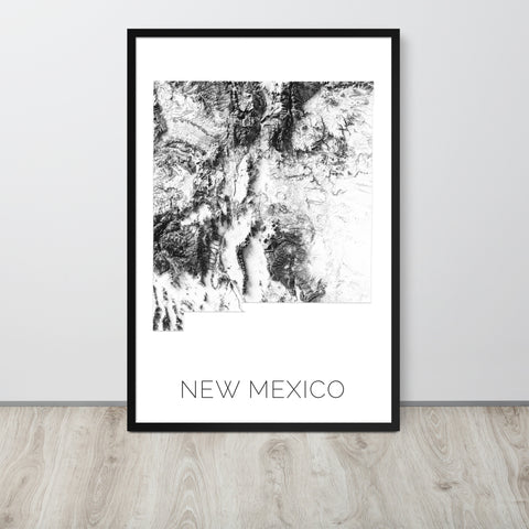 New Mexico Gifts, Souvenirs, and NM Décor – Modern Map Art