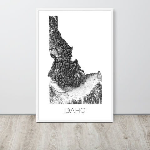Idaho Gifts, Souvenirs, and ID Décor – Modern Map Art
