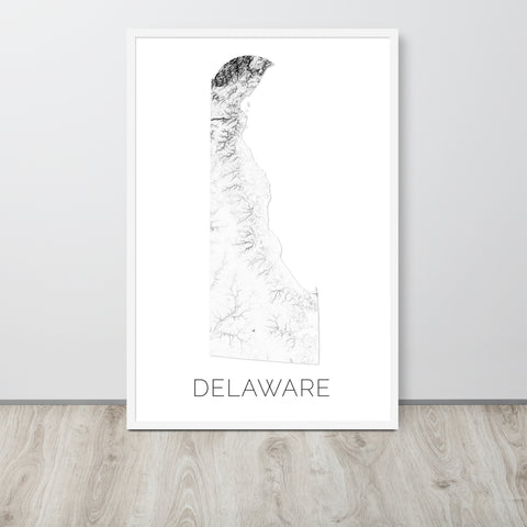 Delaware Gifts, Souvenirs, and DE Décor – Modern Map Art