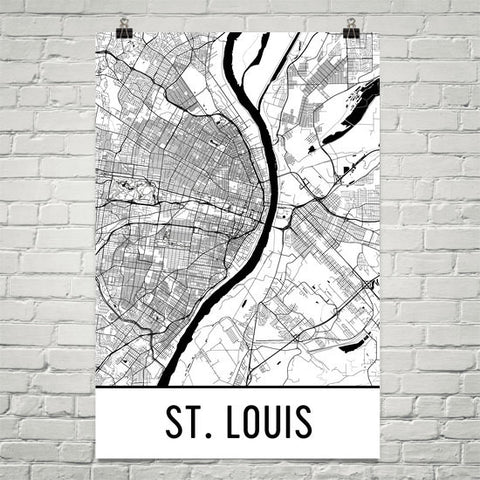 Missouri Gifts, Souvenirs, and MO Décor – Modern Map Art