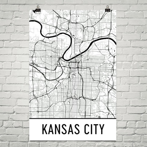 Kansas Gifts, Souvenirs, and KS Décor – Modern Map Art
