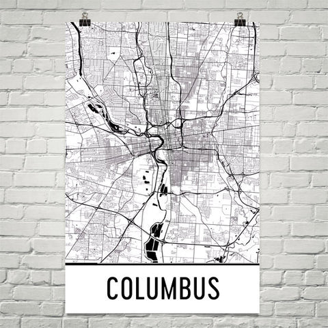 Ohio Gifts, Souvenirs, and OH Décor – Modern Map Art